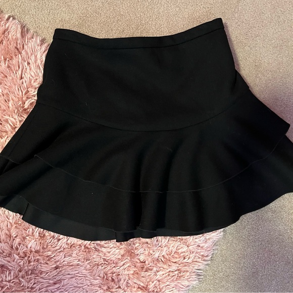 Holiday season winter J Crew A line ruffle Wool skirt - Picture 2 of 2